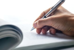 Completing affidavit paperwork for certificate application