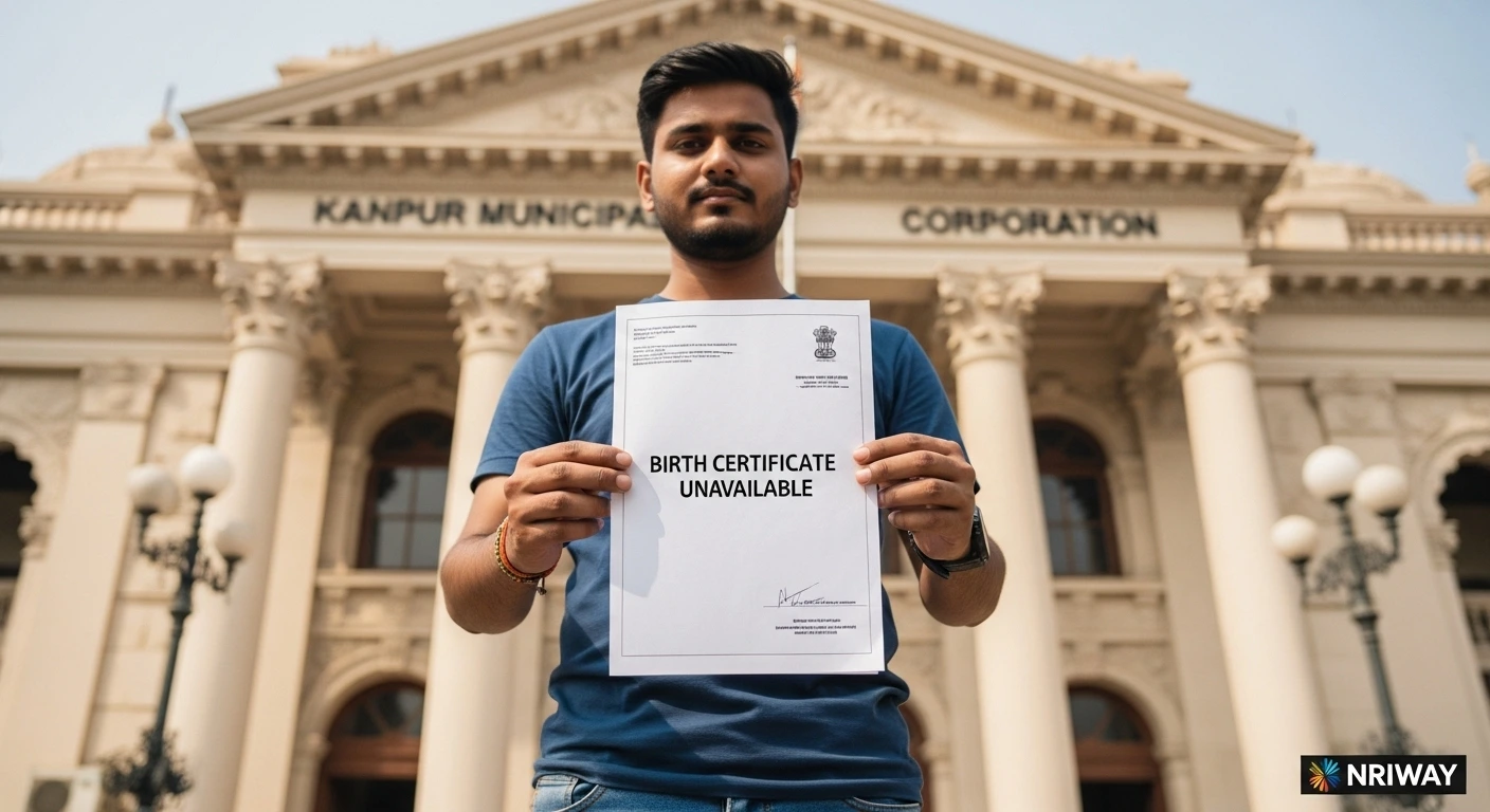 Non-availability of birth certificate (NABC) document from Kanpur, Ranchi, Surat